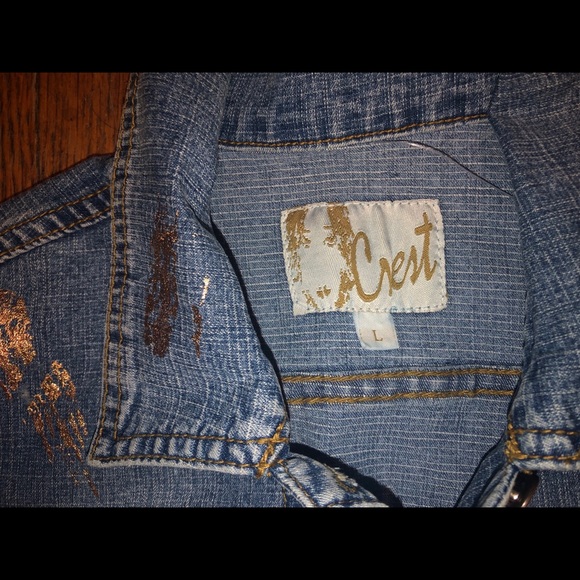 Short denim jacket - Picture 3 of 3